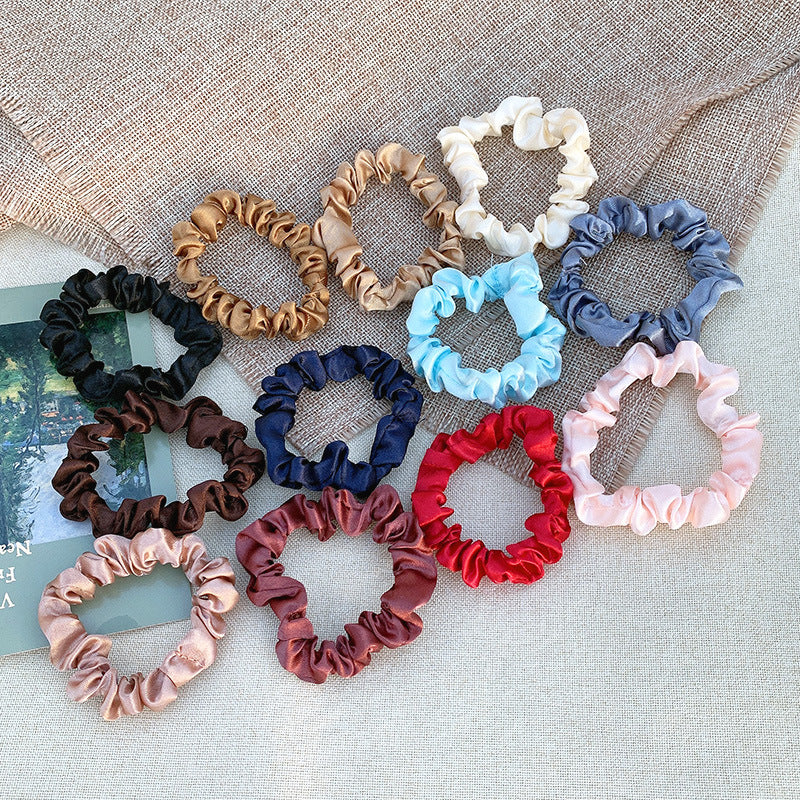 Wholesale Solid Color Fabric Large Intestine Hair Tie
